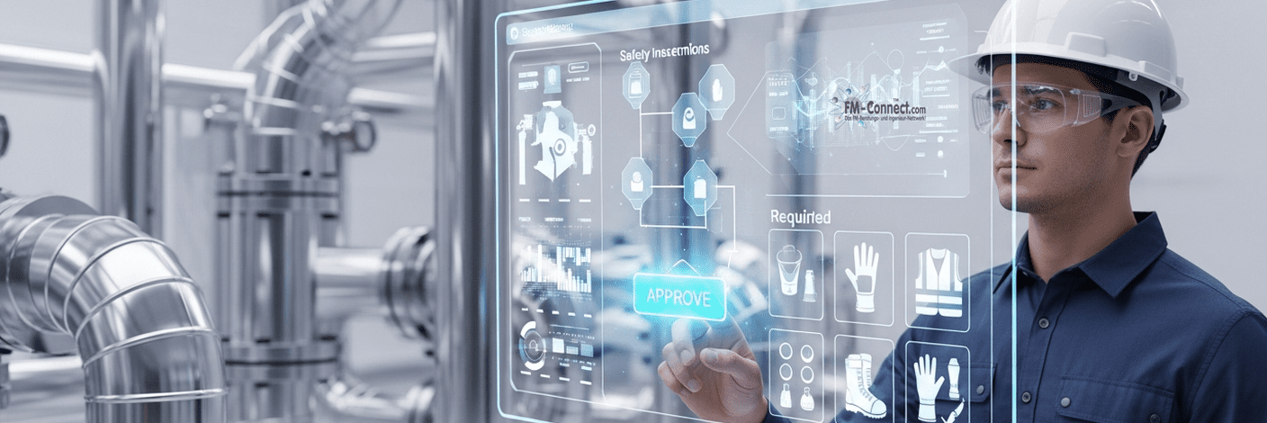 Arbeitssicherheit mit Gefährdungsbeurteilungen Unterweisungen PSA und Freigabeprozessen im Facility Management