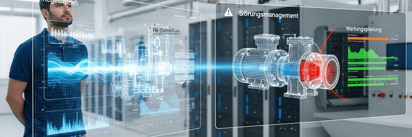 Betriebsprozesse im Facility Management mit Regelbetrieb Störungsmanagement und Wartungsplanung