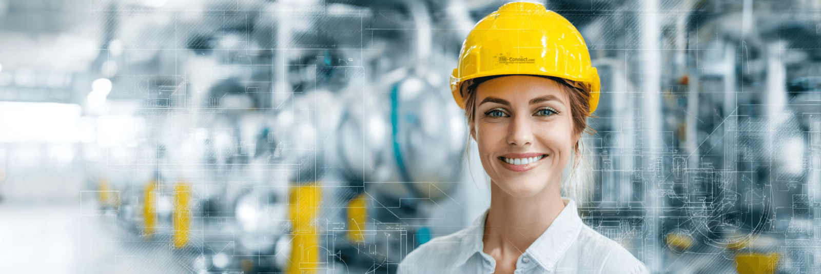 Technisches Facility Management: Fachkraft prüft gebäudetechnische Anlagen im laufenden Gebäudebetrieb.