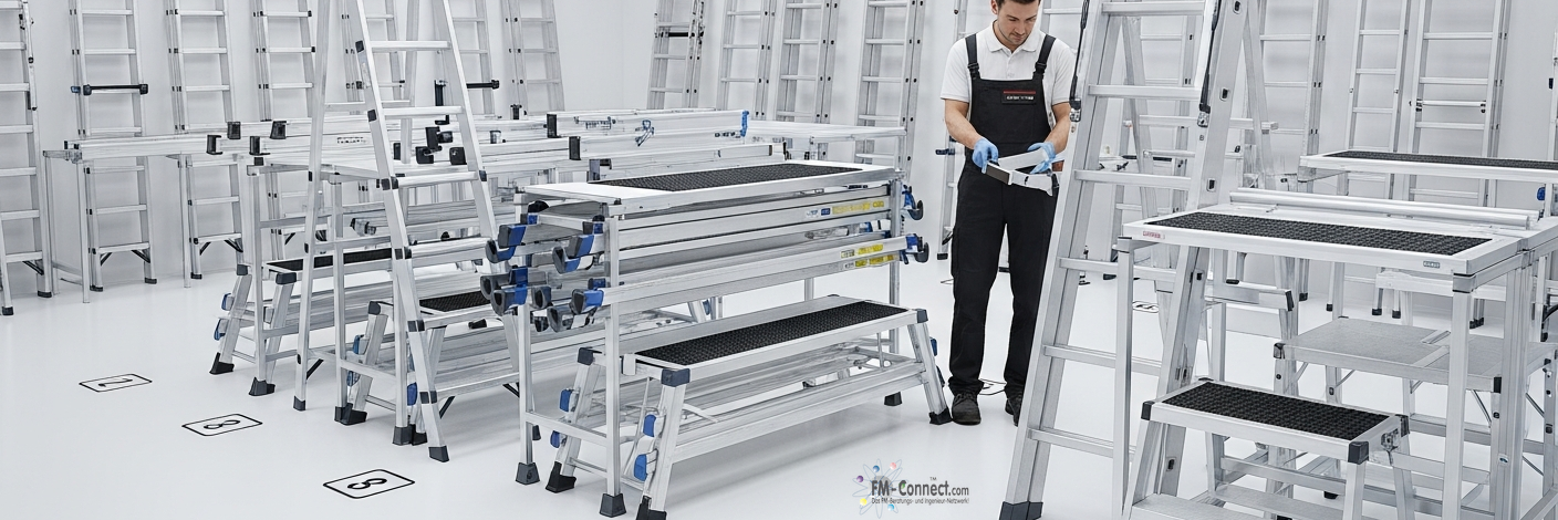 Leitern und Tritte Verantwortung im technischen Facility Management Betrieb