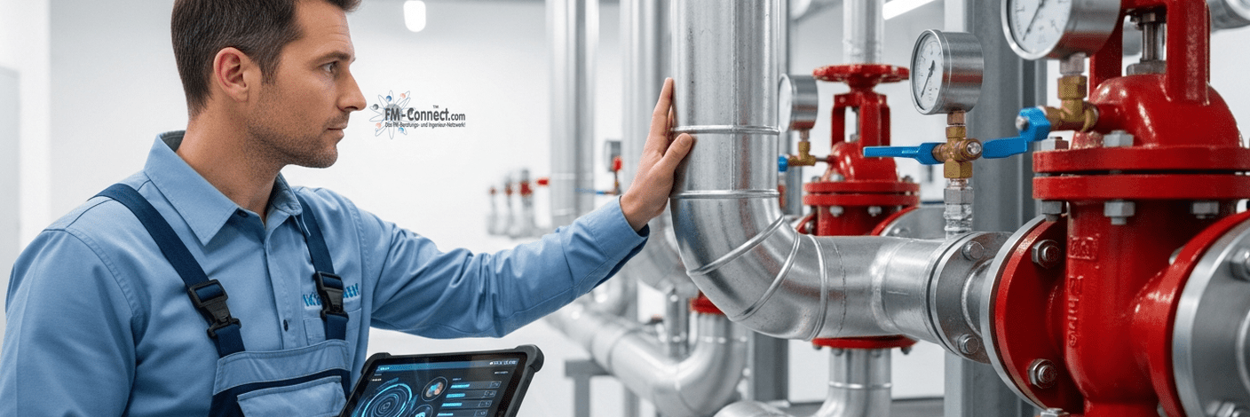 Technische Betriebsrundgänge im technischen Facility Management mit systematischer Anlagenkontrolle