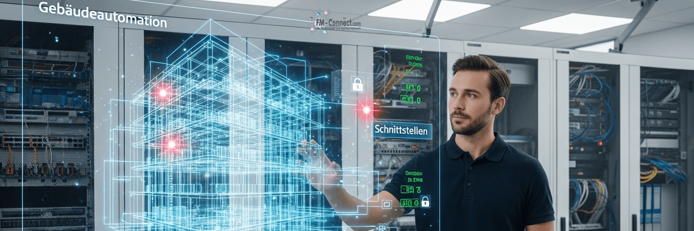 GLT Gebäudeautomation mit Schnittstellen und Alarmmanagement im technischen Facility Management